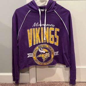 MN Vikings Cropped Hoodie